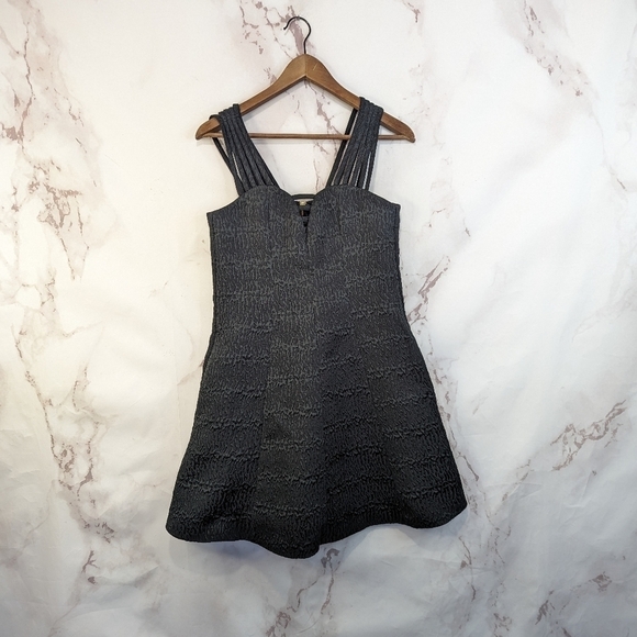 & Other Stories Dress Women 8 Medium Black Mini Sweetheart Cupcake Strap8 - Picture 1 of 13